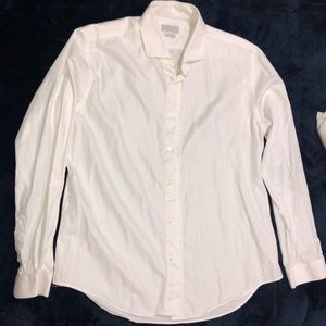 Zara Slim-Fit White Button-Up